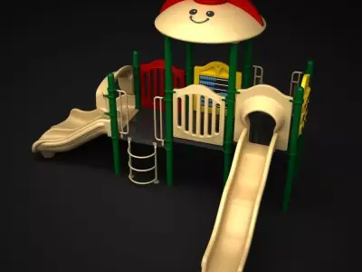 Outdoor Castle 3D model