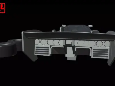 Nissan GTP ZX-Turbo IMSA GT Championship 1985-1991 3D print model