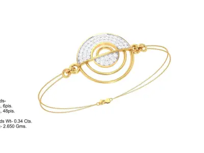 Light Weight Small Bracelet 6 3D print model