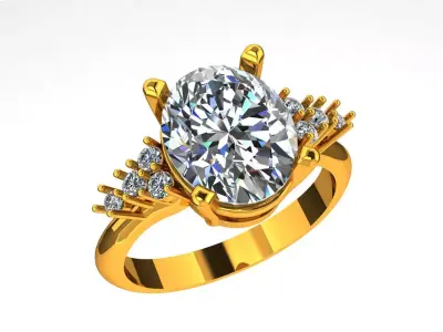 ladies ring  3D print model