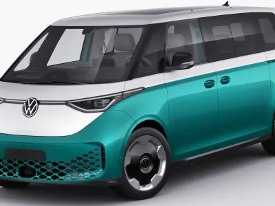 3D Volkswagen IDBUZZ LWB 2024 3D model