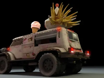 Sweethtooth Twisted Metal Black HD  3D model