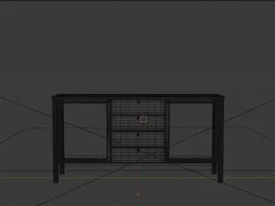 Oak Cabinet  Free 3D model