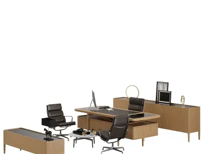 RG OFFICE FURNITURE Low-poly 3D model