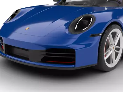 Porsche 911 Carrera T Club Coupe 2026 3d model 3D model