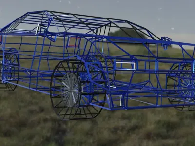 A Low  Poly Car Free low-poly 3D model