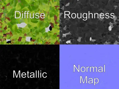 Ficus Lyrata Modern Interior Plant model pack Low-poly 3D model