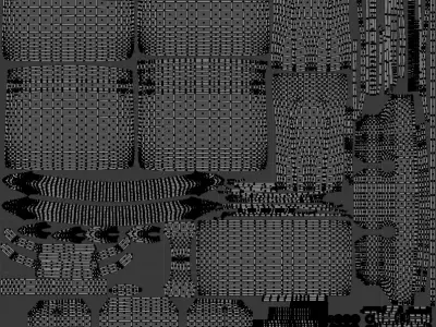 Hermes Birkin Blue Pink Croc 3D Model Low-poly 3D model