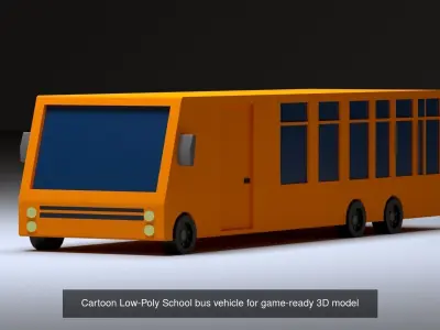 Collection of vehicles Low-poly 3D model 3D Model Pack