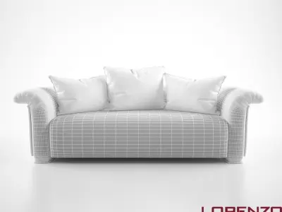Lorenzo Tondelli Ali sofa 3D model 3D model