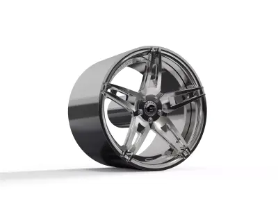 forgiato F2 10 concave wheel 3D print model