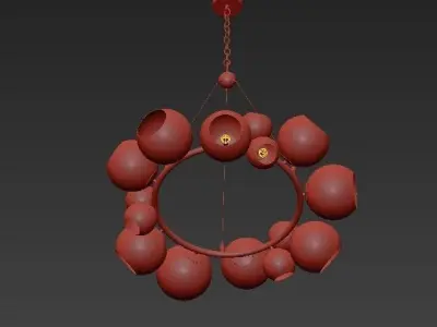 Bubbles Pendant 3D model