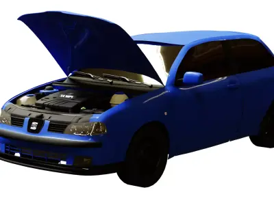 Seat Ibiza 2 1999-2002 Free 3D model