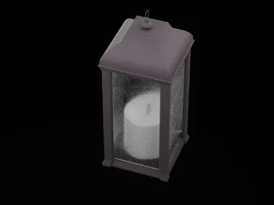 Christmas Lantern Low-poly 3D model buy