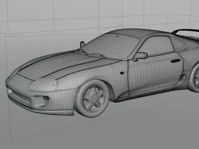 Toyota supra MK4 3D model