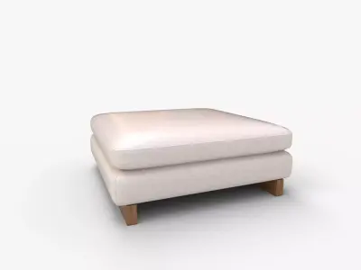 West Elm Harmony Ottoman 3D model