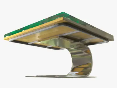 Epoxy table 3D model