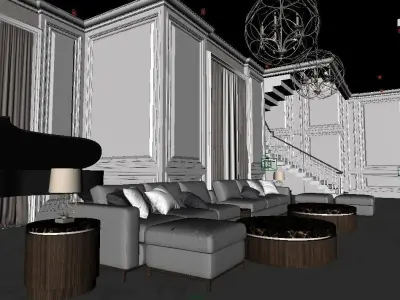 Family Room 3D model