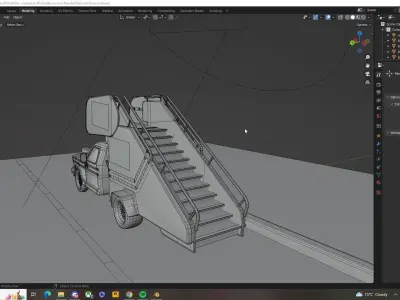 Staircar arrested development- Low Poly Low-poly 3D model