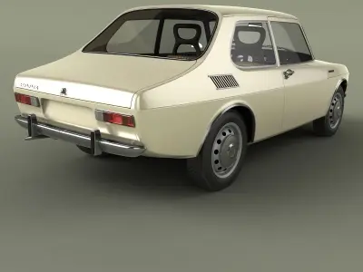 SAAB 99 3D model
