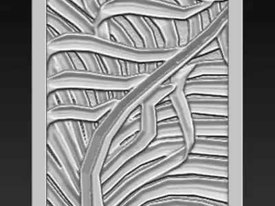 Decorative Panel Nature 2 3D Model 3D print model