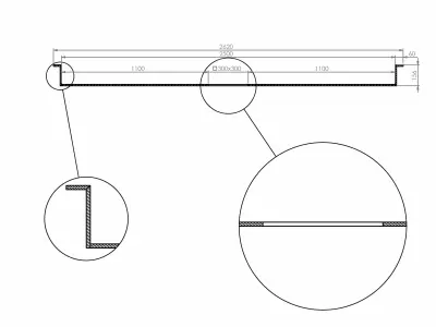 industrial table 3D print model