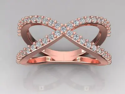 Band Ring 3D print model