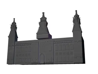 gothic castle 3D model