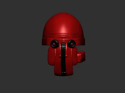 helmet high poly sculpt 3d printable  3D model 15