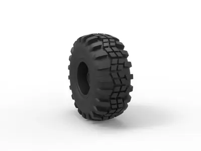 Offroad wheel 7 3D print model