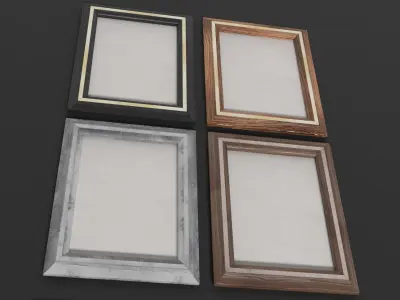 Photo Frames Pack 3D model