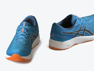 Footwear ASICS - 3d Model Low-poly 3D model