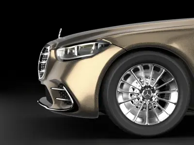 Mercedes-Benz S-Class 2021 3D model exterior 3D model