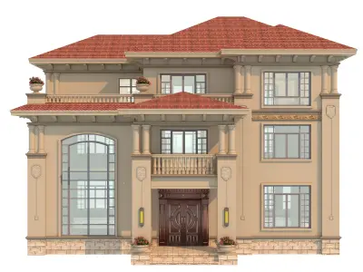 architecture luxury villa  3D model