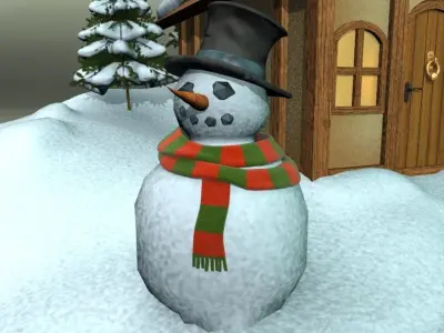 Glass Snow Ball 3D model