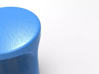 Xode Stool Low-poly 3D model