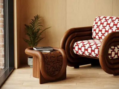 Moruna Side Table by Don Tanani 3D model