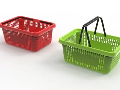 BASKET 04 Low-poly 3D model