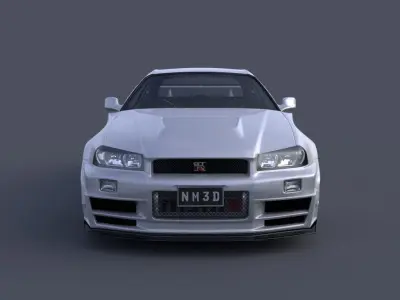 Nissan Skyline GTR R34 Nismo Z-Tune Limited Edition 3D model