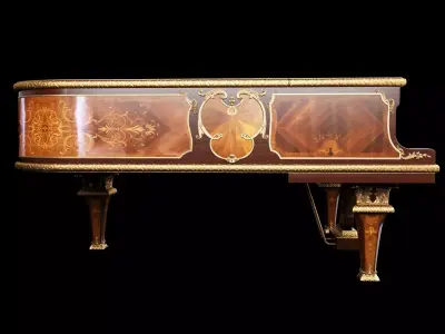 Classic Piano  3D model