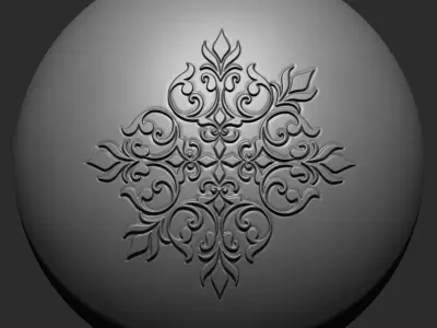 Ornament VDM Brush Pack Vol4 30 in One 3D model