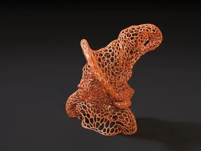 Witch bust 3D print model
