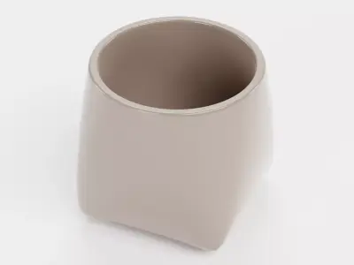 Plant Pot V2 Low-poly 3D model
