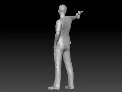Shooting Range boy 4 3D print model