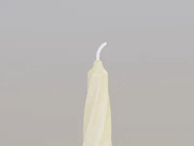  Twisted candle  3D model