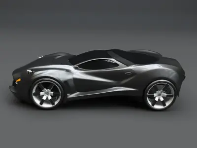 Coupeo Concept Sports Car 3D model