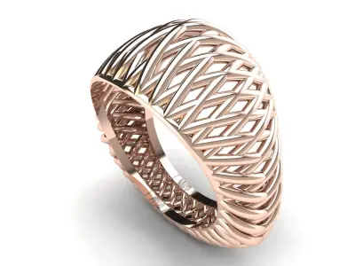 Ring Abstrakt Printing Model Free 3D print model
