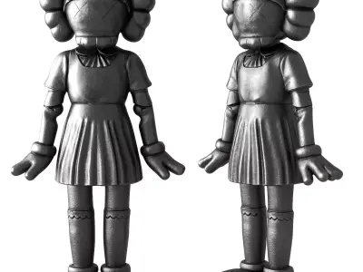 Kaws Young Hee Squid Game Low-poly 3D model