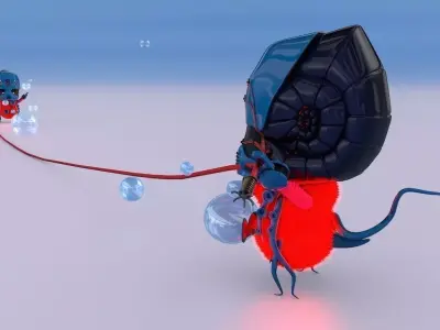 Aliens Tug of War 3D model