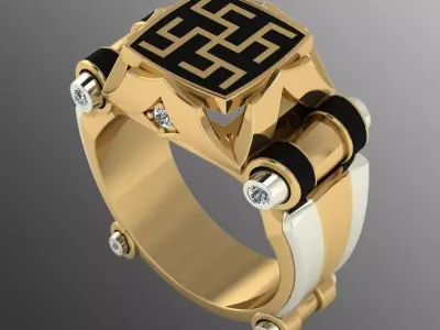 Ring akr 16 3D print model